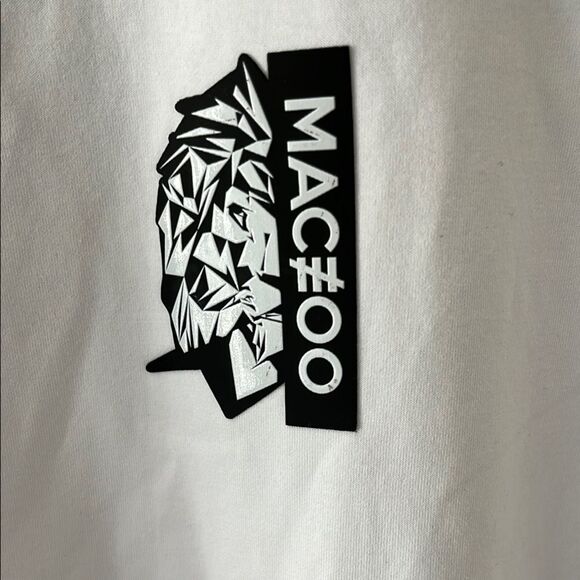 MACEOO Paris Custom White & Black Jacket Meticulously Engineered Runs 3Xl -5XL - Picture 2 of 15